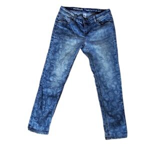 Westport Patterned Signature Fit Denim Ankle Jeans 2